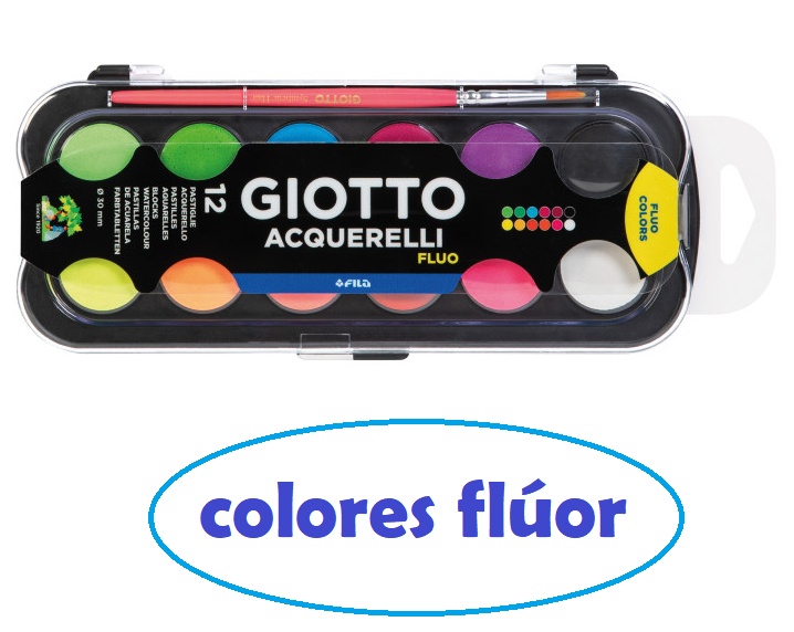 Acuarelas Giotto Fluo Collection